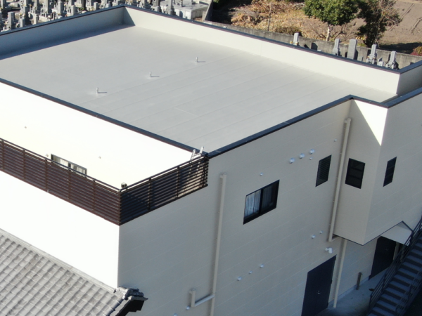 【豊川市】K様　屋上防水工事（シート防水）